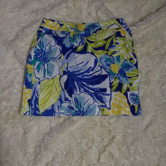 Rafaella Blue & Yellow Skort Resort Wear - Picture 9 of 13